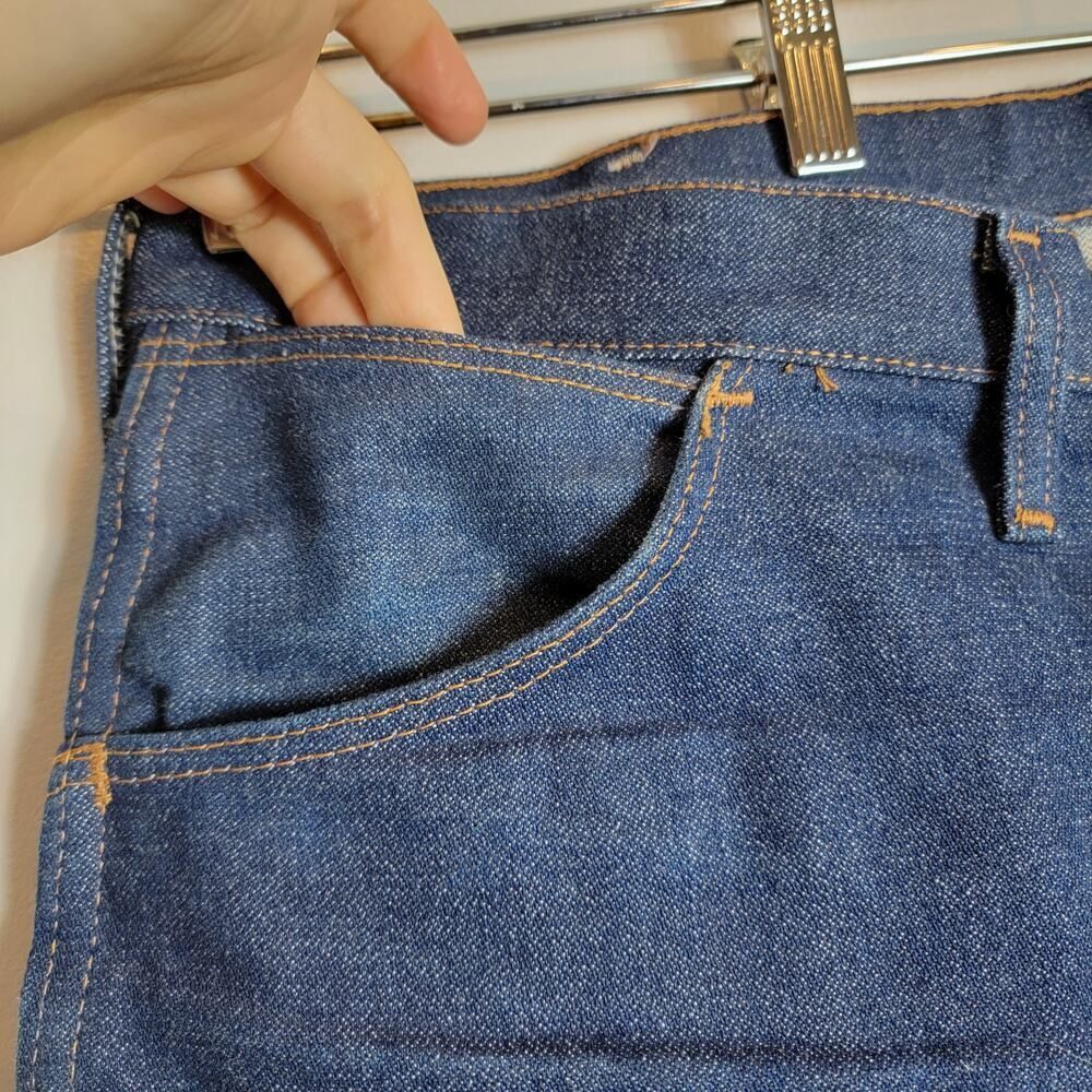 Wrangler Bootcut Jeans Blue Size 38 VTG 70S Vintage - Picture 10 of 10